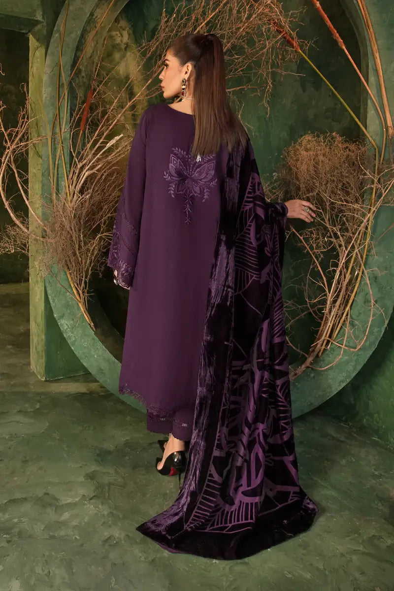 Cortado Embroidered 3-Piece Unstitched Suit