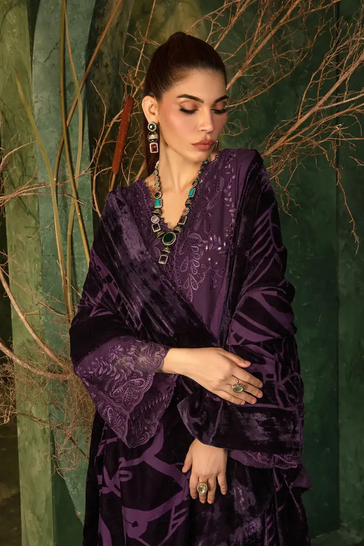 Cortado Embroidered 3-Piece Unstitched Suit