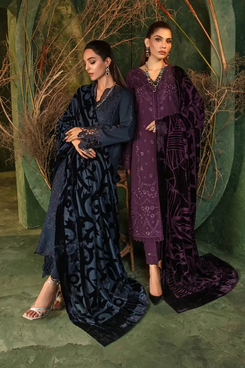 Cortado Embroidered 3-Piece Unstitched Suit