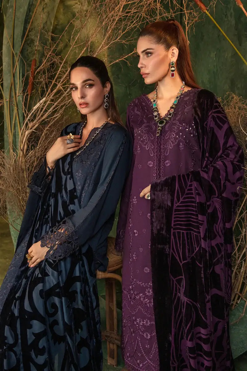 Cortado Embroidered 3-Piece Unstitched Suit