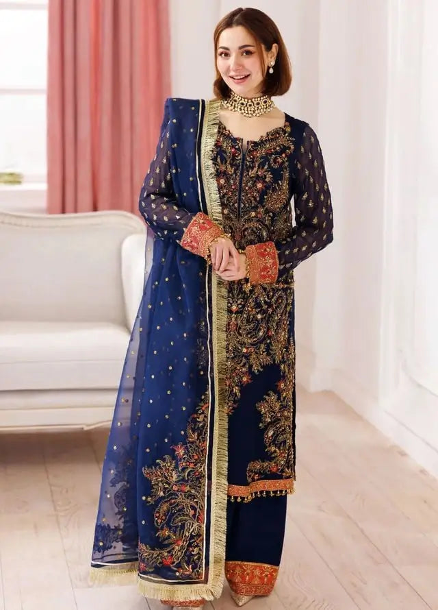 Dastan-E-Jashan Charizma Embroidered Chiffon Suit 2025