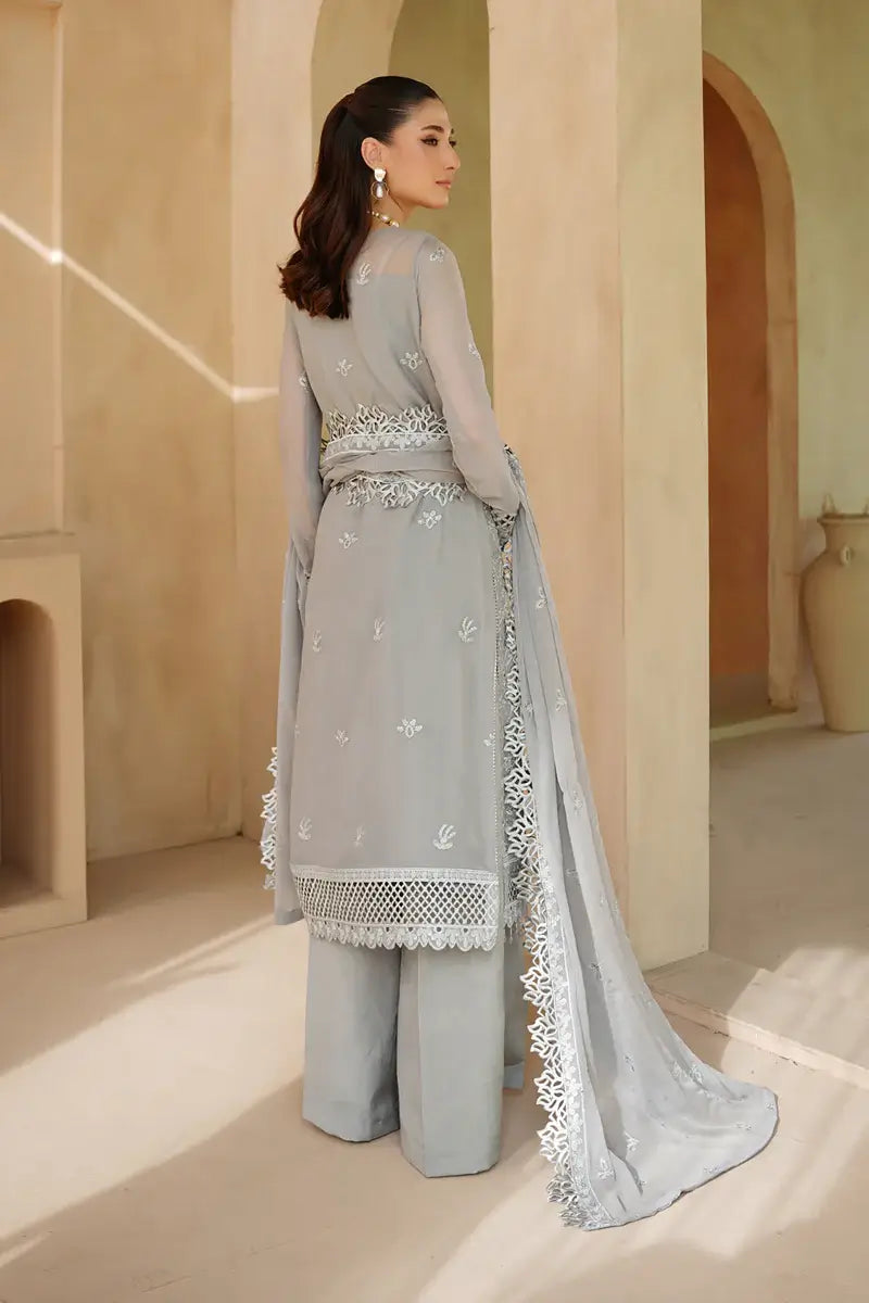Elnaz Embroidered 3-Piece Unstitched Suit