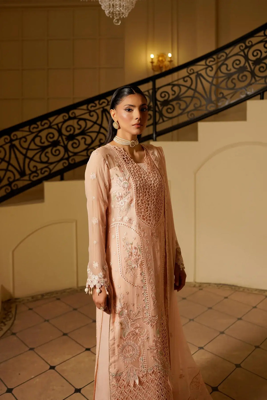 Fiona Embroidered 3-Piece Unstitched Suit
