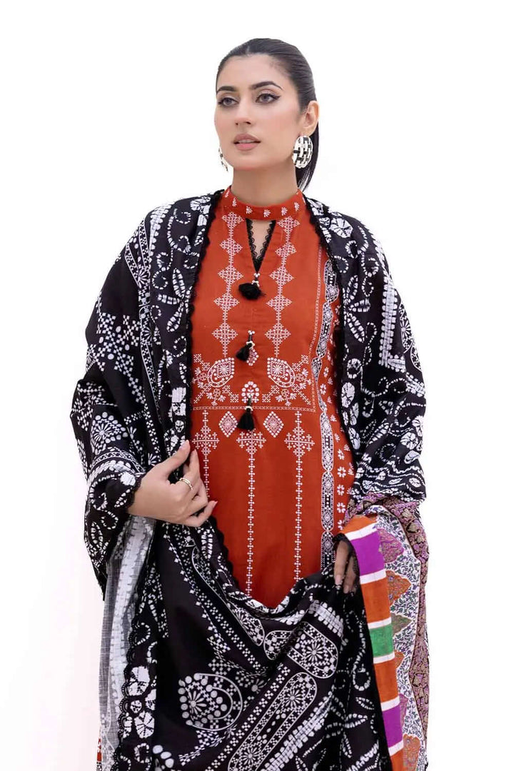 Gul Ahmed 3Pc Unstitched Printed Khaddar Suit – K42008T