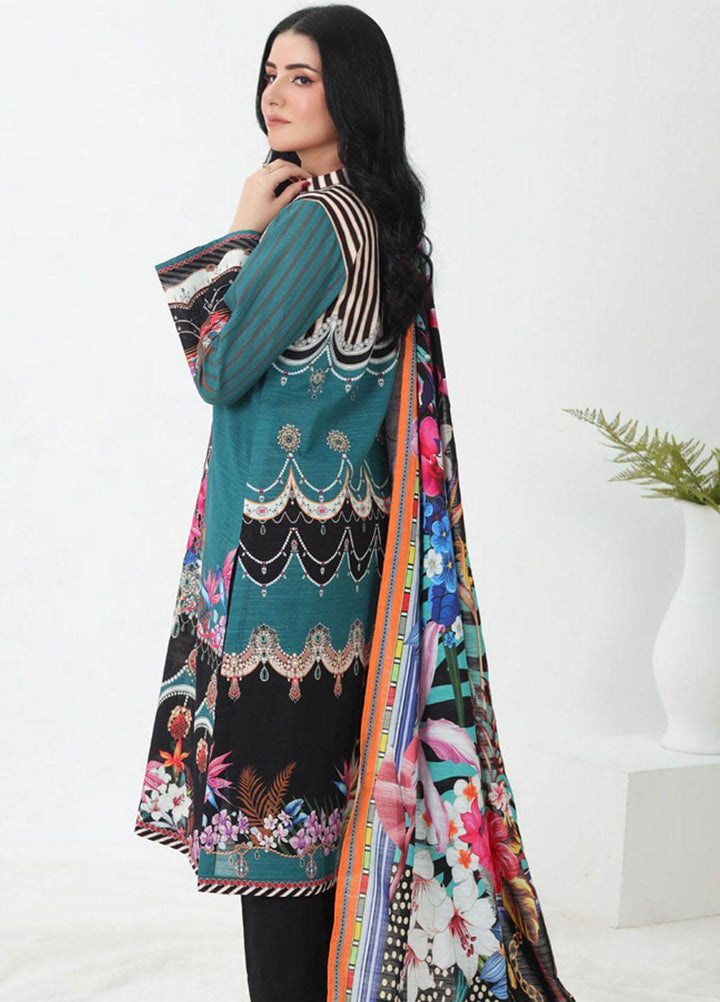 Gul Ahmed 3Pc Unstitched Printed Khaddar Suit – WR32010