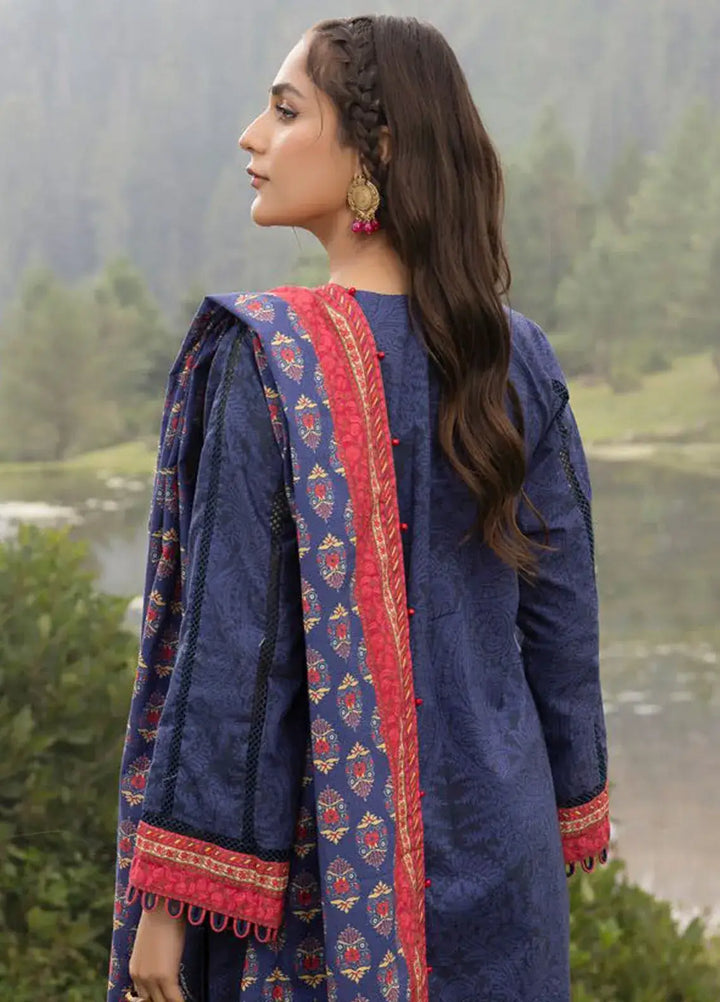 Gul Ahmed 3 Piece Unstitched Embroidered Khaddar Suit K-42018T