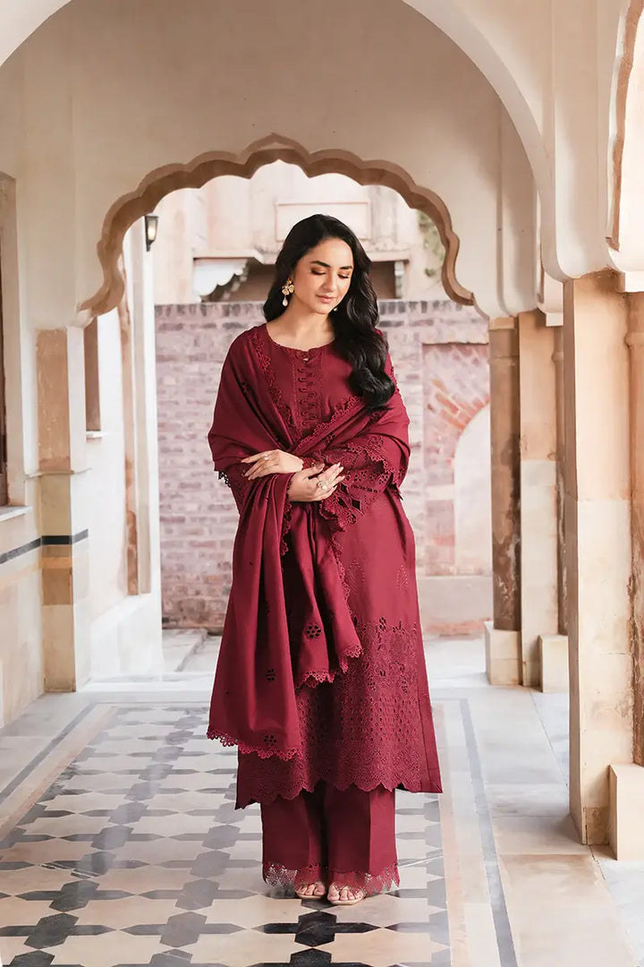 GULAAL By Manara 3-Piece Unstitched Suit