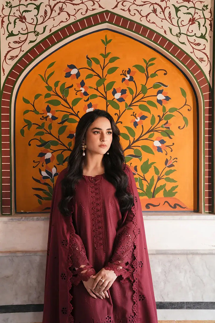 GULAAL By Manara 3-Piece Unstitched Suit