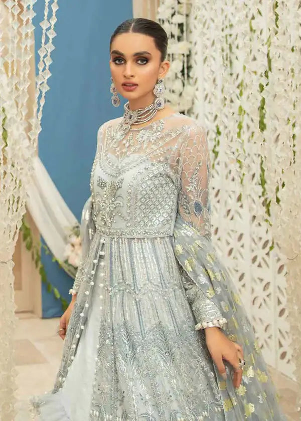 Inayat Buttercup 03 4-Piece Embroidered Net Suit