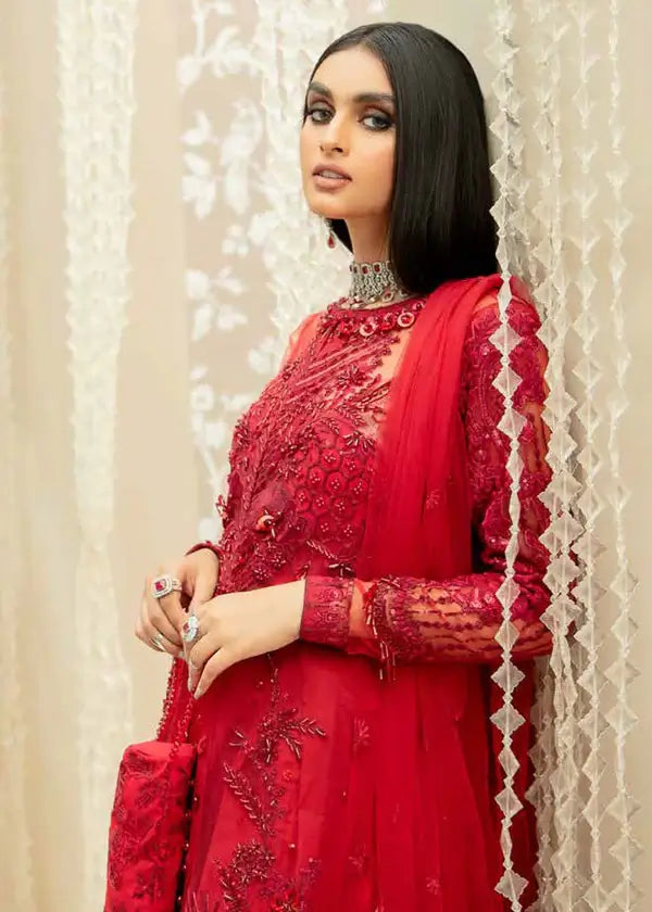 Inayat Gulab 05 4-Piece Embroidered Tulle Suit 2025