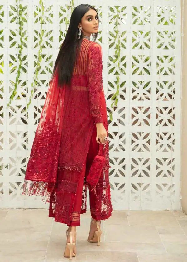 Inayat Gulab 05 4-Piece Embroidered Tulle Suit 2025