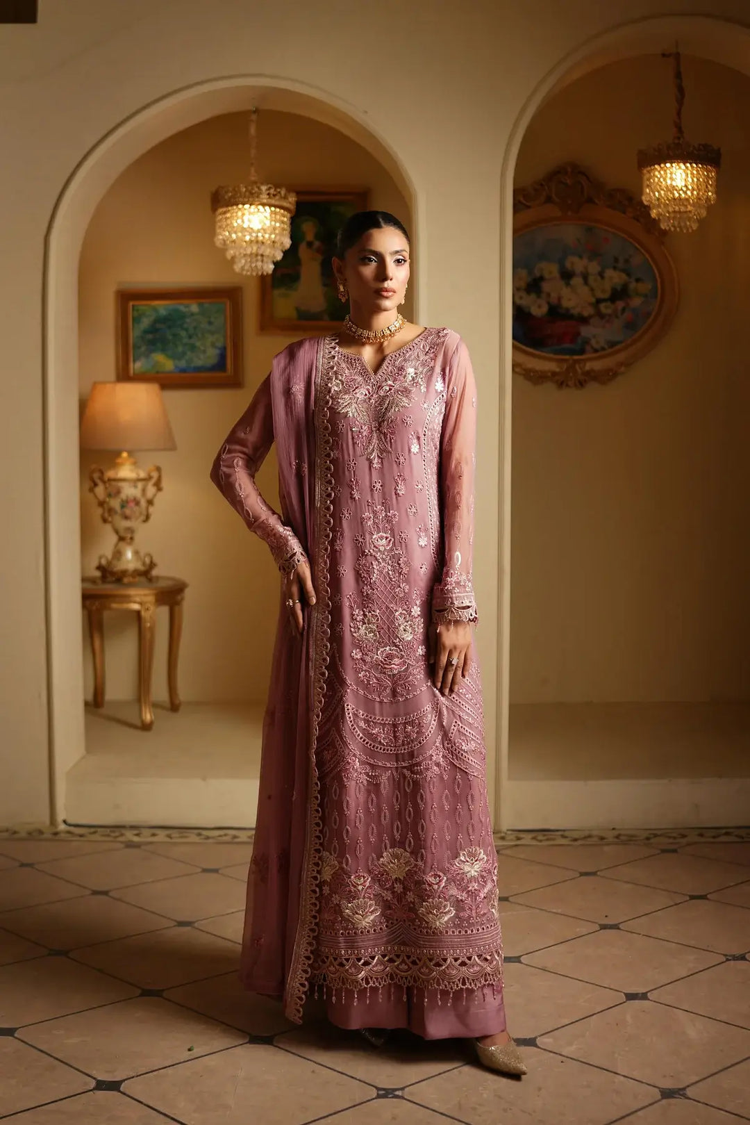 Irha Embroidered 3-Piece Unstitched Suit