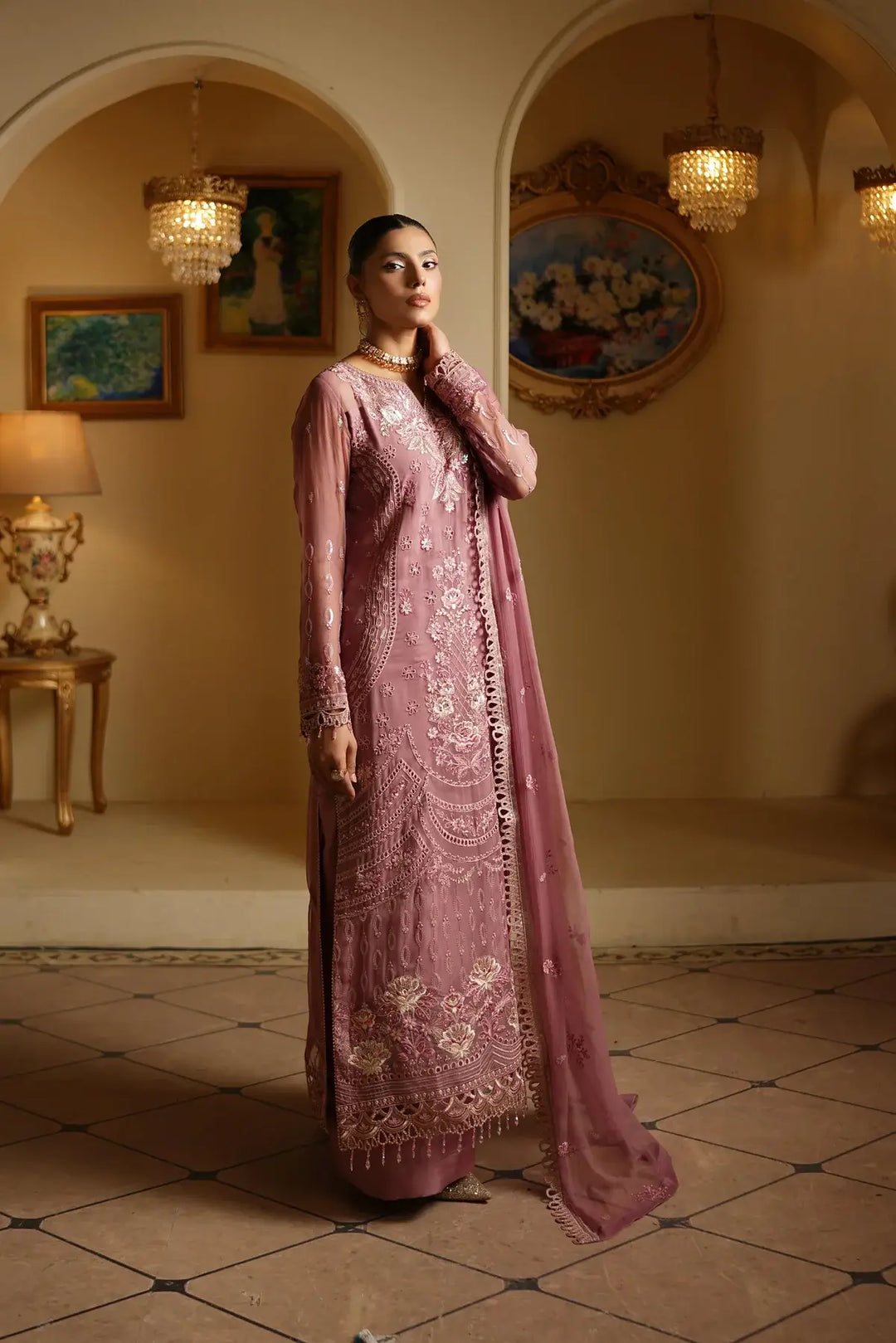 Irha Embroidered 3-Piece Unstitched Suit