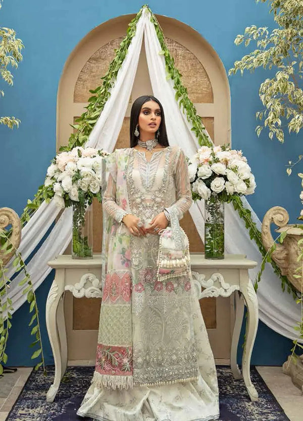 Jasmine 4-Piece Embroidered Net Suit 2025
