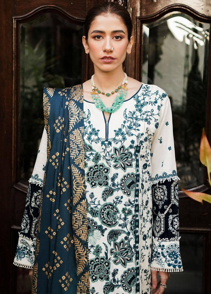 Manara Embroidered Suits Unstitched 3 Piece MNA23W