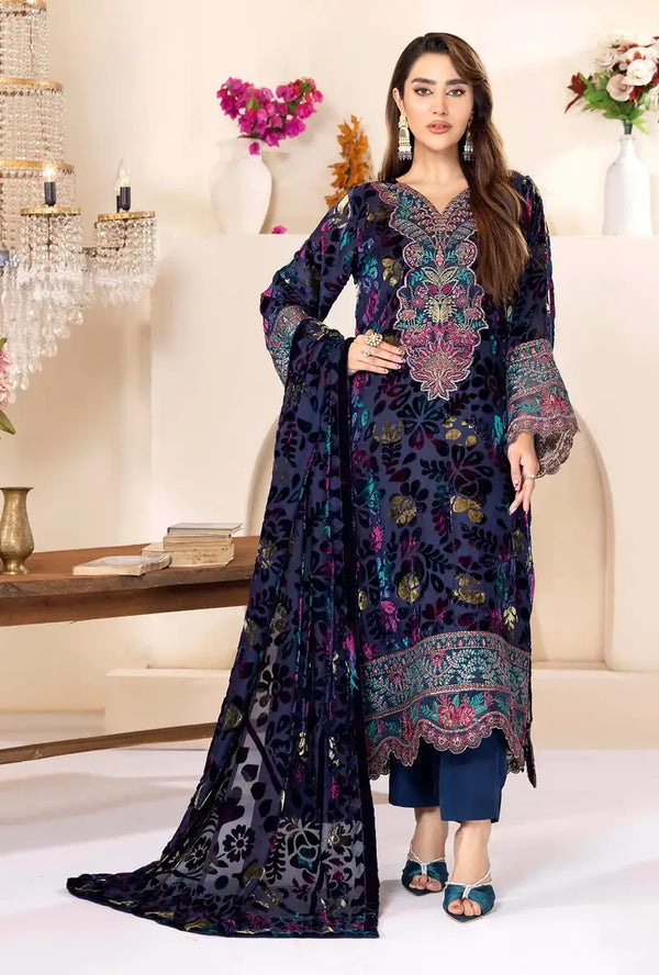 Adan's Libaas Micro Palachi Purple 45558