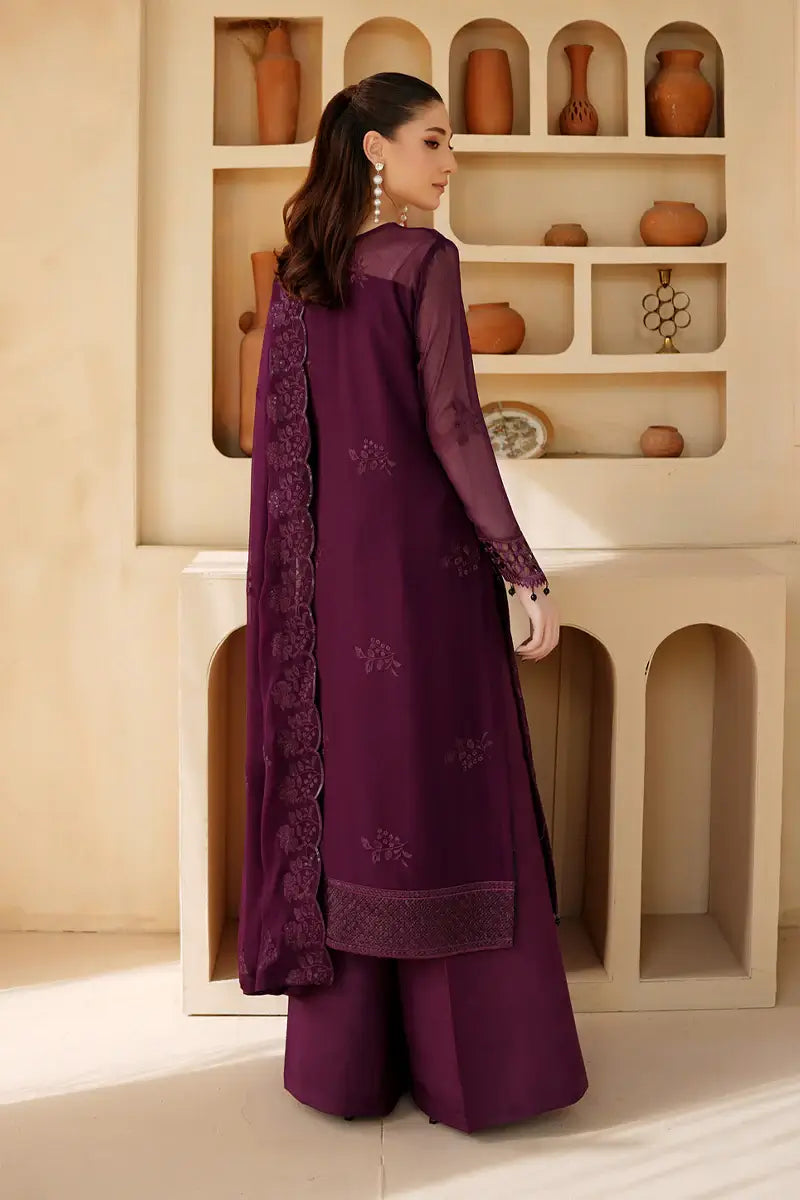 Minal Embroidered 3-Piece Unstitched Suit