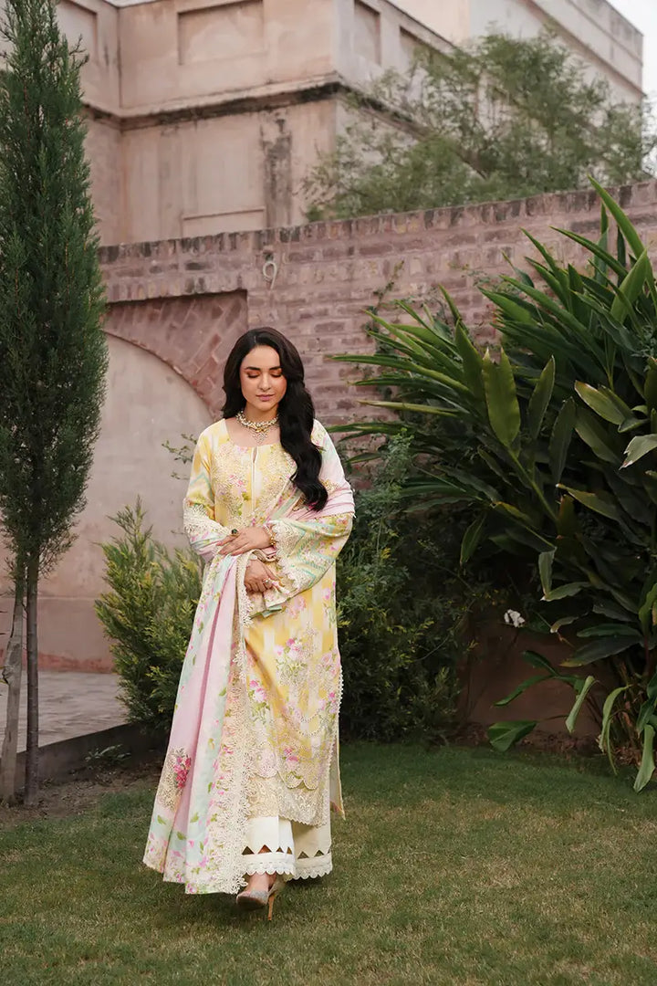MUSHK By Manara 3-Piece Unstitched Suit