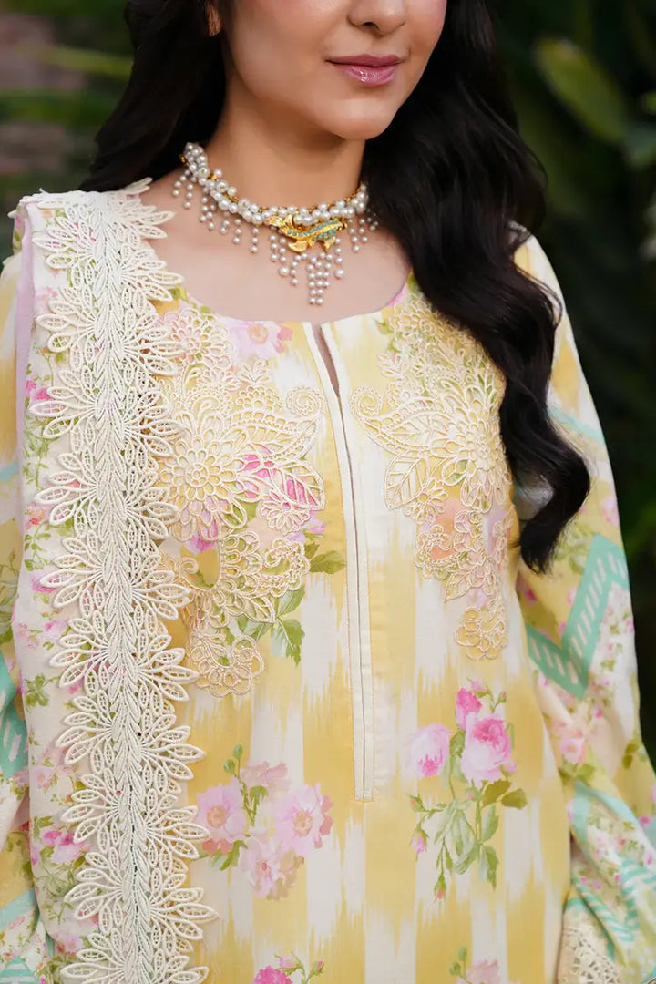 MUSHK By Manara 3-Piece Unstitched Suit