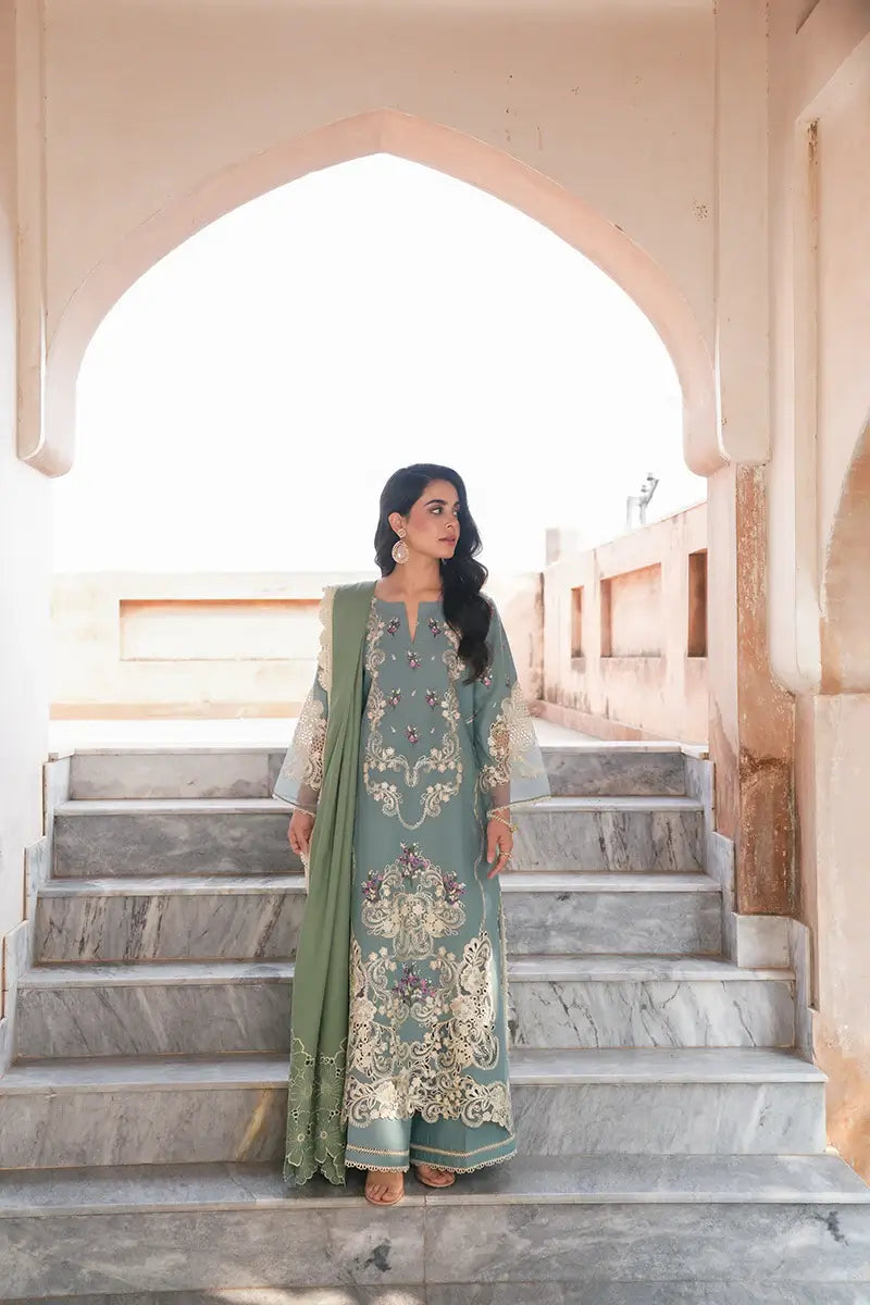 MUSHK By Manara 3-Piece Unstitched Suit