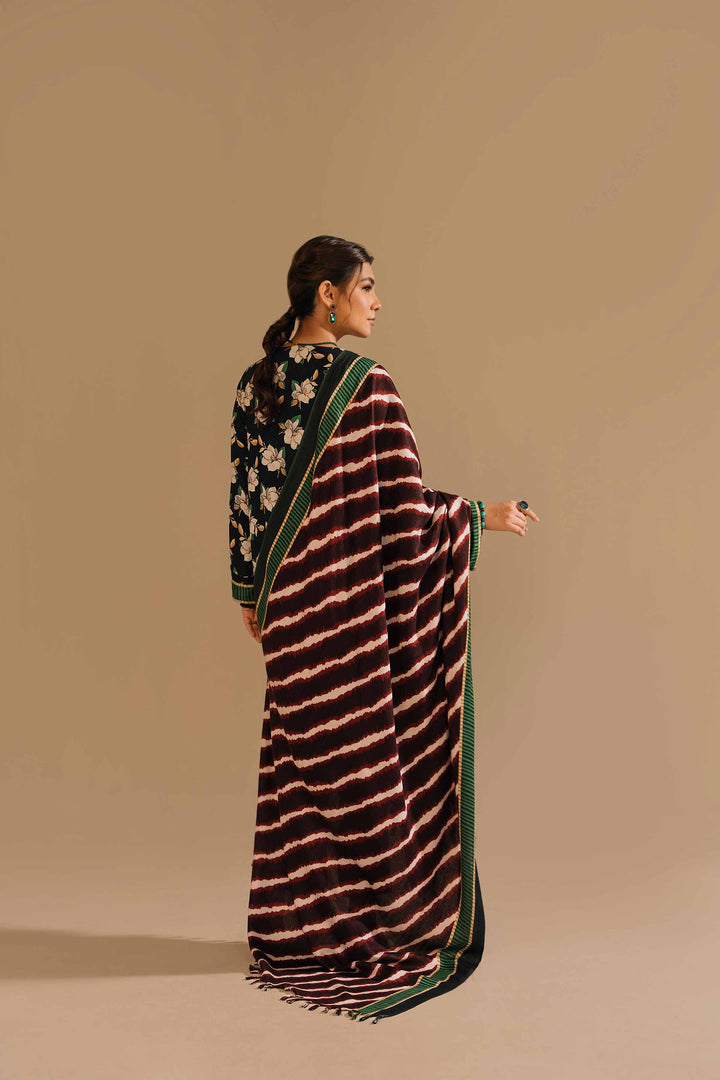 Nishat 3Pc Unstitched Printed Linen Suit - 42303166