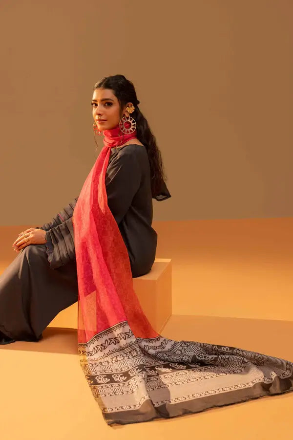 Nishat 3 Piece Embroidered Suit - 42306459