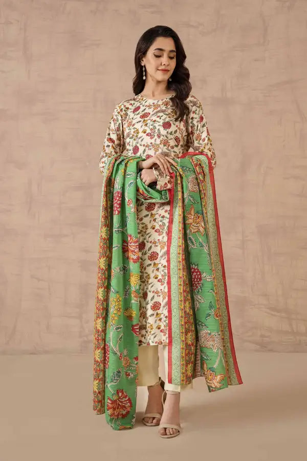 Nishat 3 Piece Printed Lawn Suit - 42301751