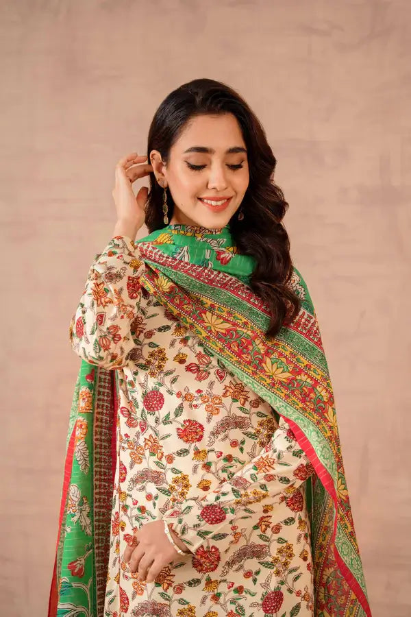 Nishat 3 Piece Printed Lawn Suit - 42301751