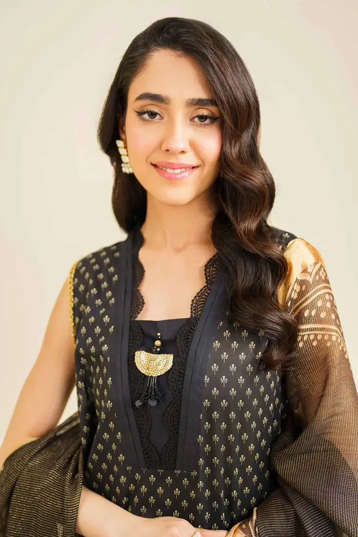 Nishat 3 Piece Printed Lawn Suit - 42401848