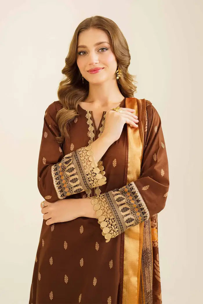 Nishat 3 Piece Printed Lawn Suit - 42401855
