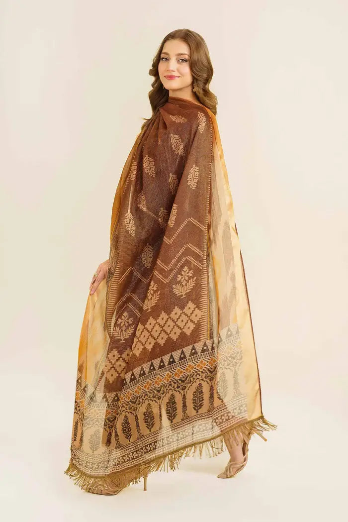 Nishat 3 Piece Printed Lawn Suit - 42401855