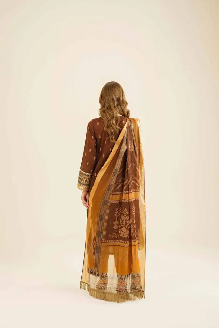 Nishat 3 Piece Printed Lawn Suit - 42401855