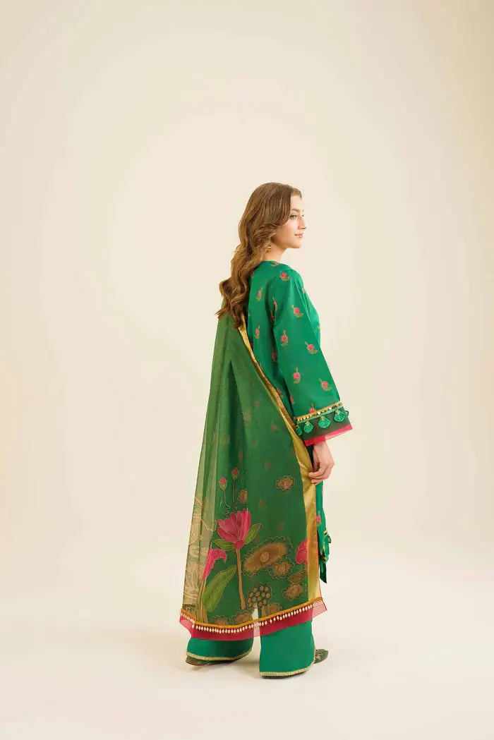 Nishat 3 Piece Printed Lawn Suit - 42401857