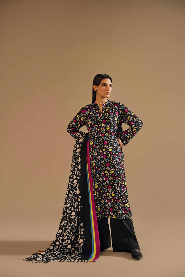 Nishat 3 Piece Unstitched Printed Linen Suit 42303163