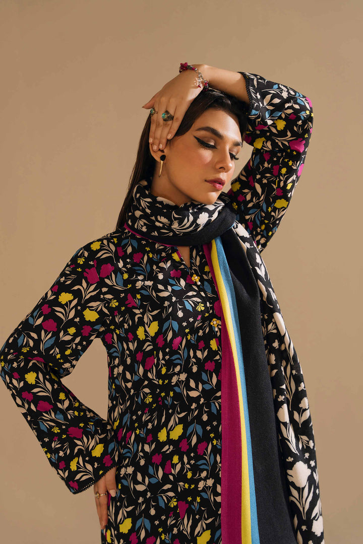 Nishat 3 Piece Unstitched Printed Linen Suit 42303163