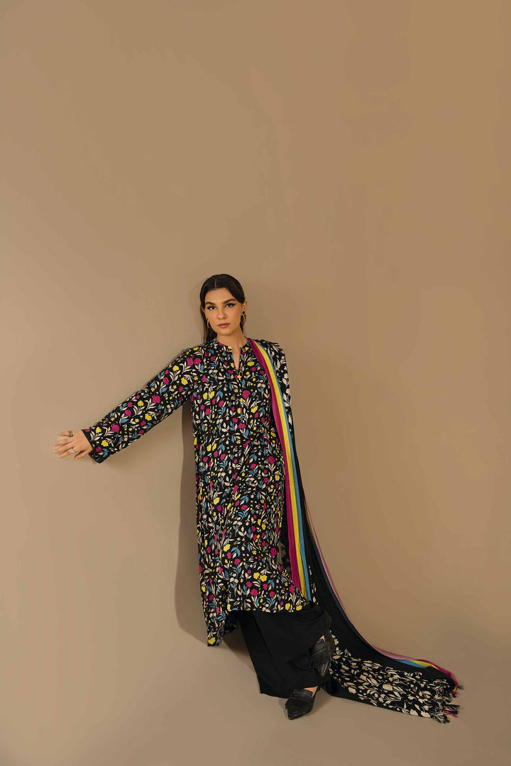 Nishat 3 Piece Unstitched Printed Linen Suit 42303163
