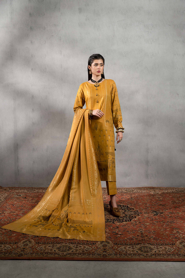 Nishat Sunehray Din Embroidered Jacquard Unstitched 3Pc Suit - 42303388