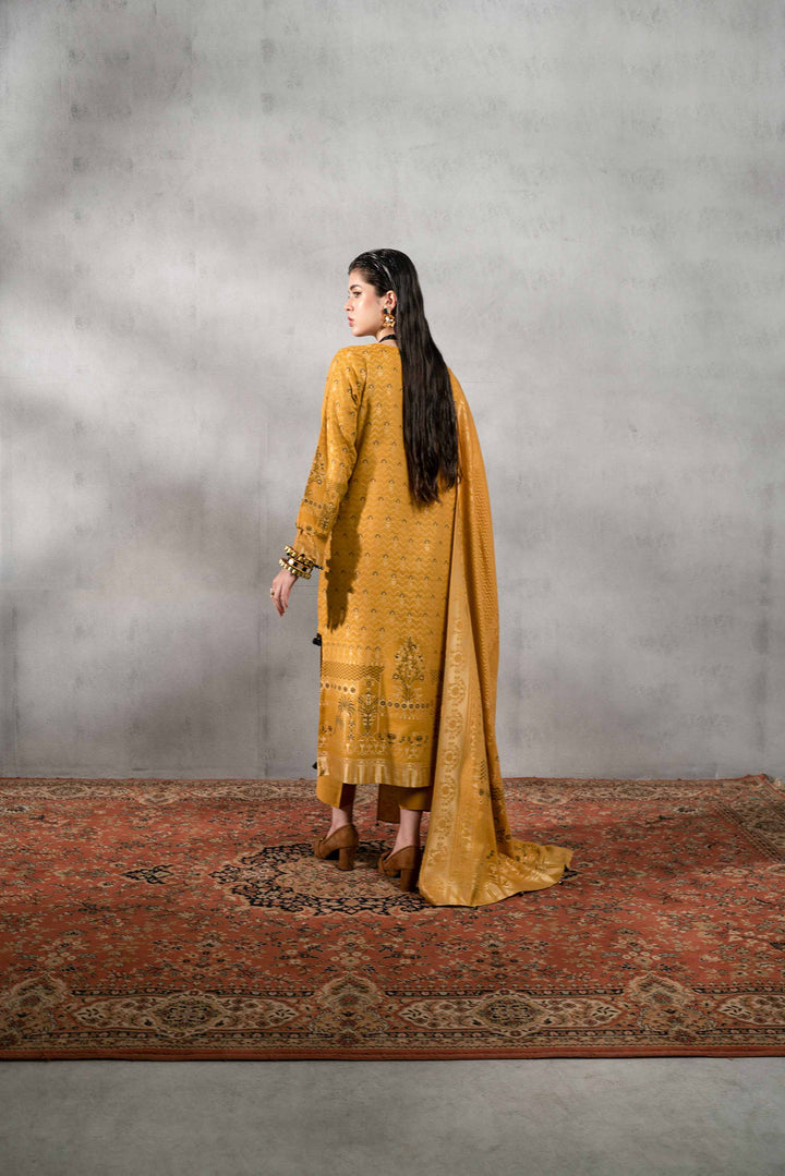 Nishat Sunehray Din Embroidered Jacquard Unstitched 3Pc Suit - 42303388