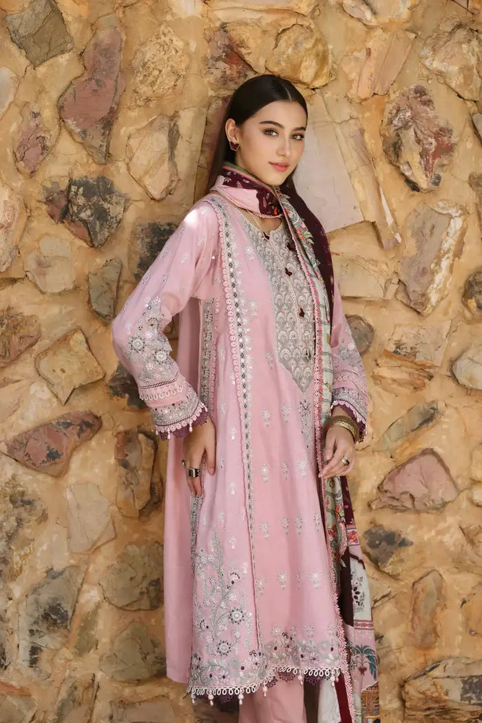 Noor By Saadia Assad D3 Pink