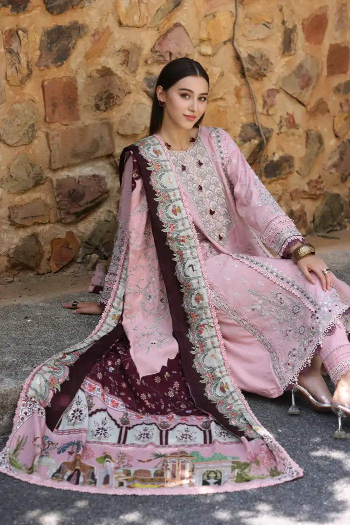 Noor By Saadia Assad D3 Pink