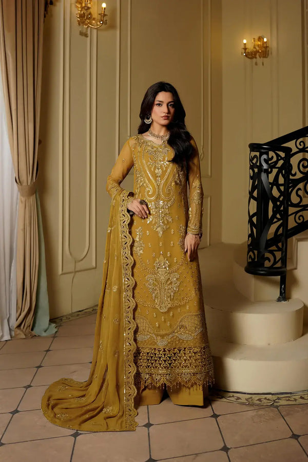 Nyra Embroidered 3-Piece Unstitched Suit