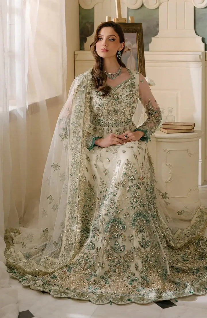 Reve Royal Pearl Embellished Net Suit