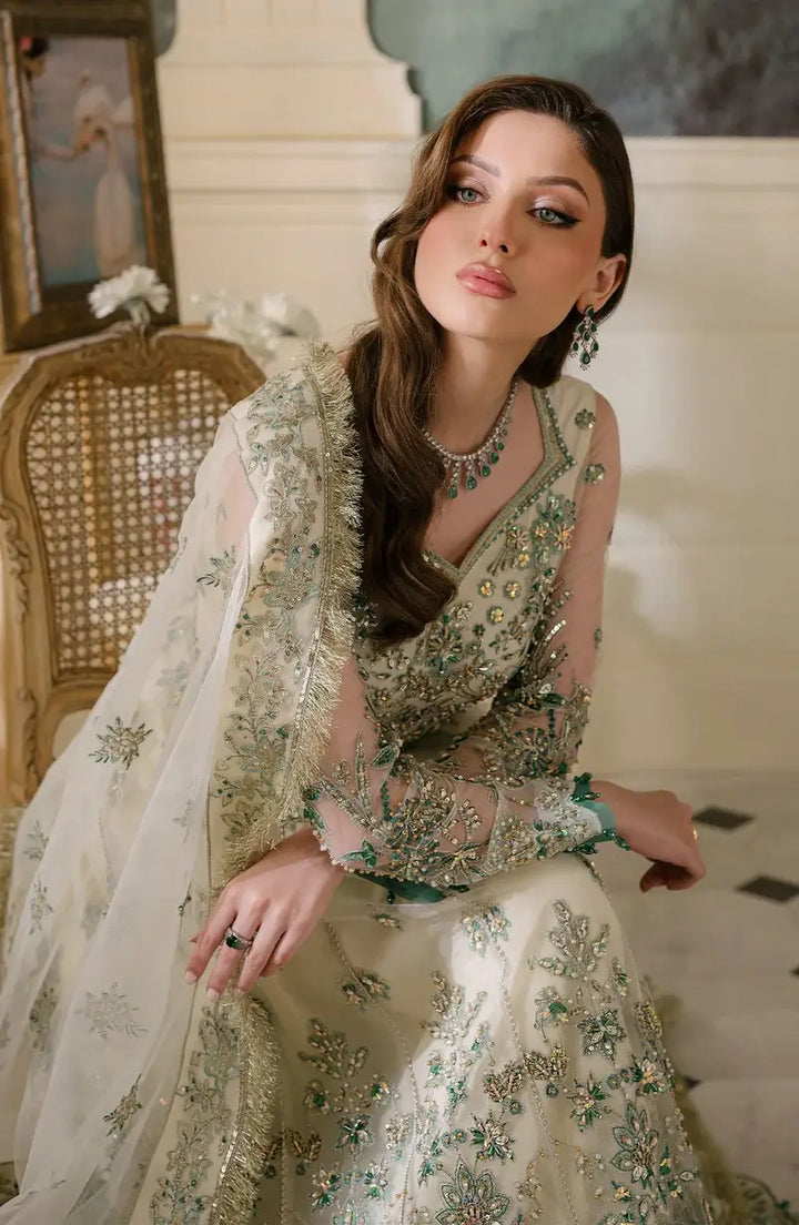 Reve Royal Pearl Embellished Net Suit