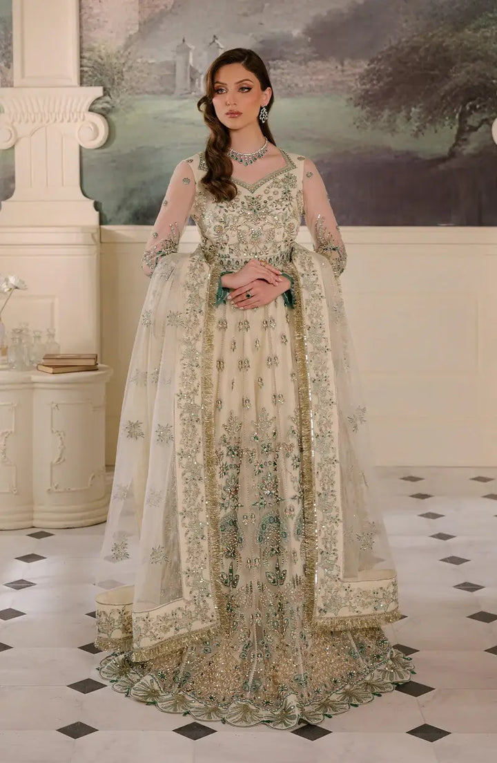 Reve Royal Pearl Embellished Net Suit
