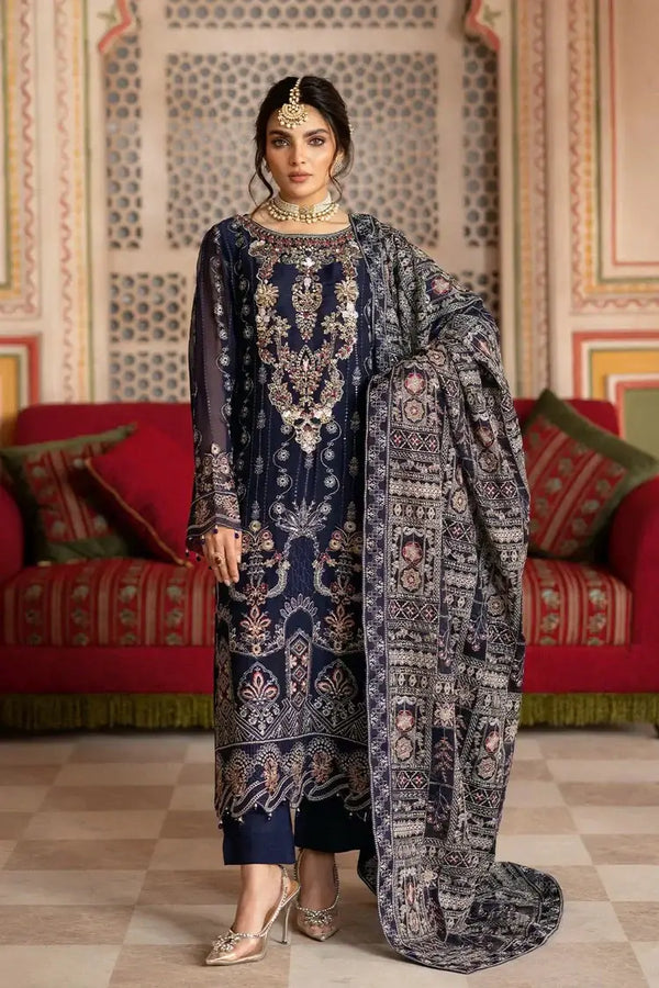 Ramsha - Dastan Luxury Chiffon Collection Vol 3 - T-306 - Unstitched