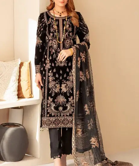 Ramsha Velvet Collection Vol-4 – VA-401 Black