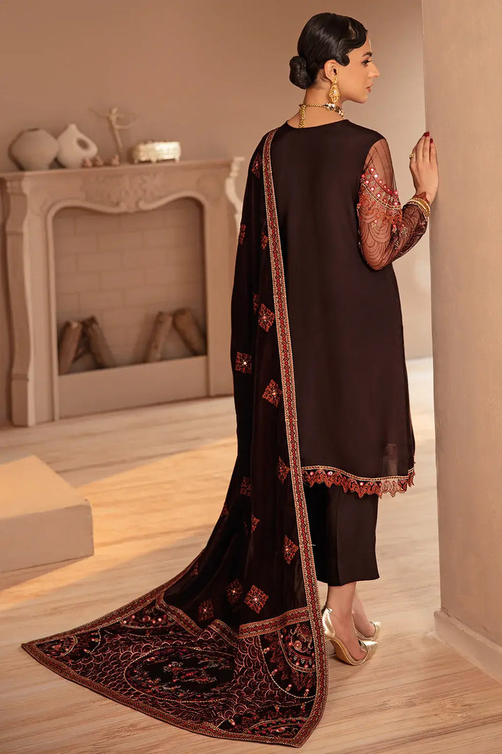 Ramsha Velvet Collection Vol-5 – V-507 Maroon