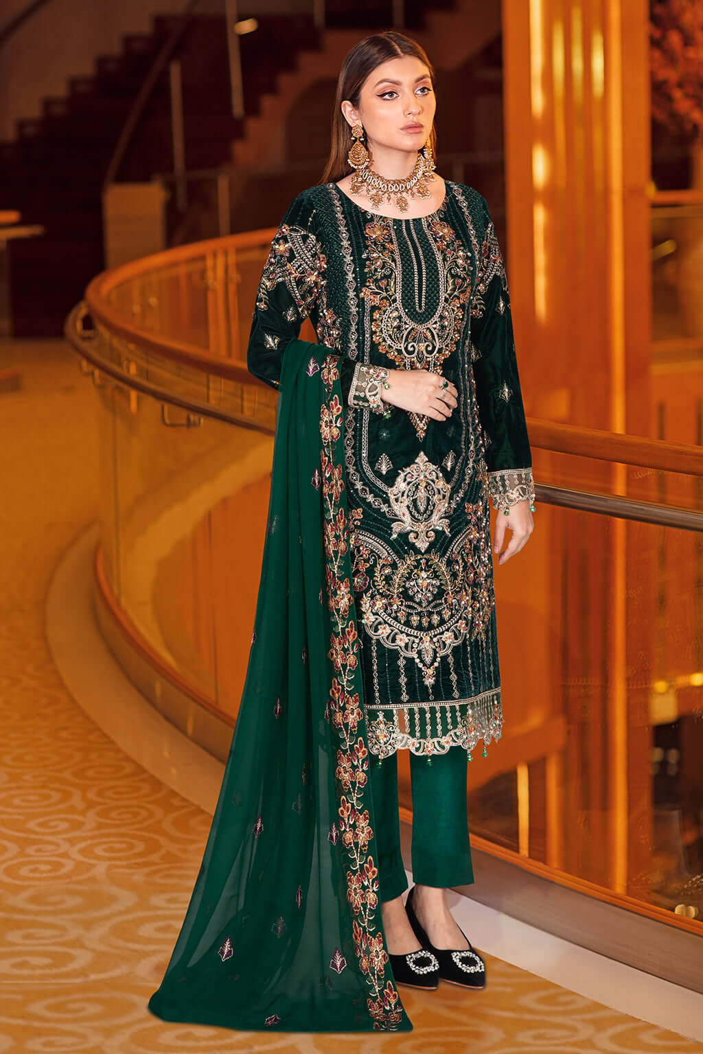 Ramsha Velvet Collection W-371