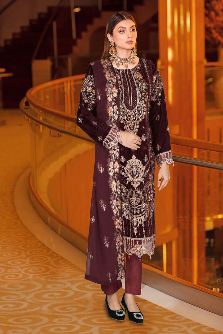 Ramsha Velvet Collection W-371