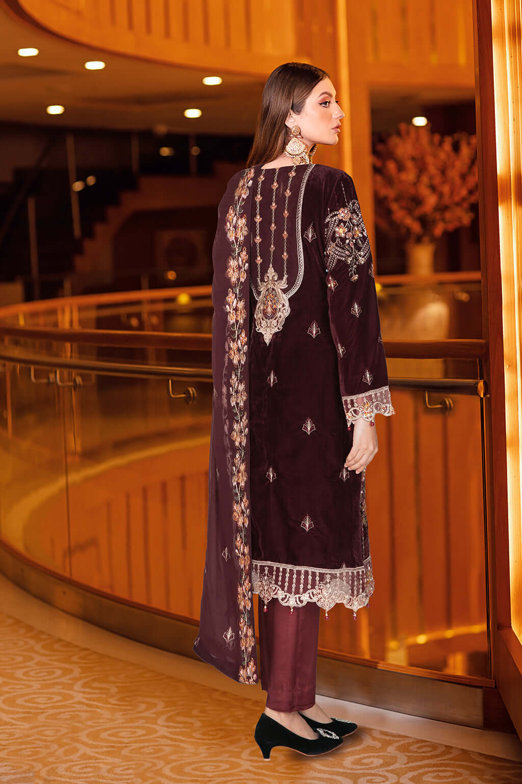 Ramsha Velvet Collection W-371